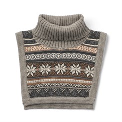 Wheat Lorenz neckwarmer - Warm grey melange